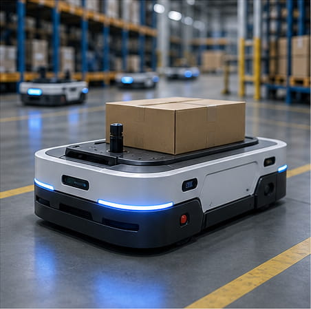 Véhicules à guidage automatique (AGV) et systèmes autonomes