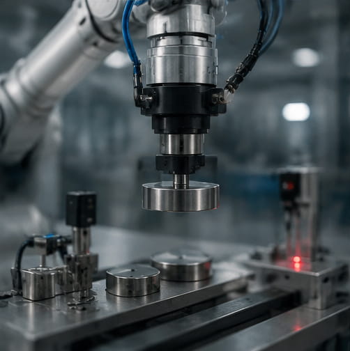 Grand aimant pour équipements d'automatisation