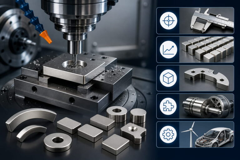 Avantages de l'usinage CNC des aimants