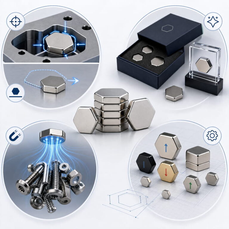 Avantages courants des aimants hexagonaux en néodyme