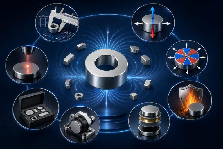 Services sur mesure pour aimants N52
