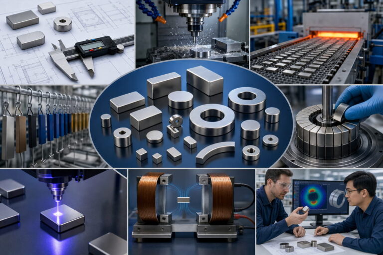 Services de fabrication d'aimants N55 sur mesure