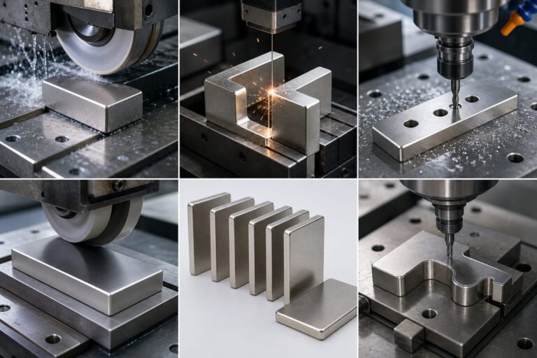 Capacités d'usinage CNC d'aimants NdFeB sur mesure
