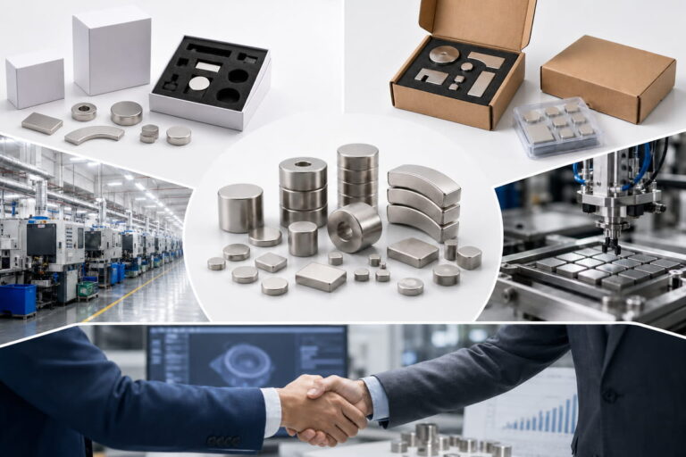 Services de fabrication sur mesure d'aimants NdFeB pour le compte de clients (OEM)