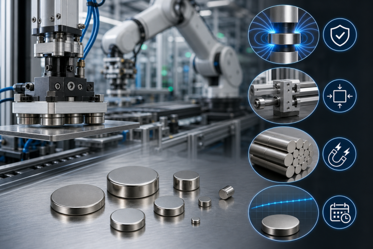Avantages techniques des aimants utilisés dans l'automatisation industrielle