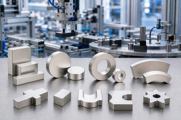 Aimants pour l'automatisation industrielle : formes sur mesure