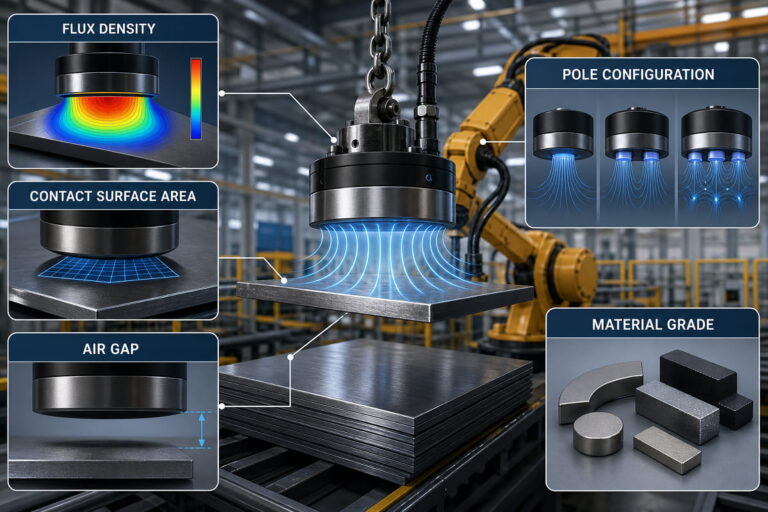 Automatisation industrielle : principaux facteurs techniques liés aux aimants
