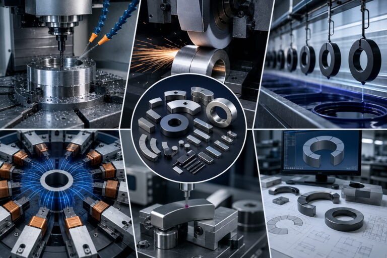 Capacités de fabrication d'aimants pour l'automatisation industrielle