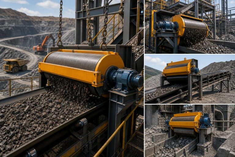 Séparateur magnétique pour l'exploitation minière et le traitement des minerais
