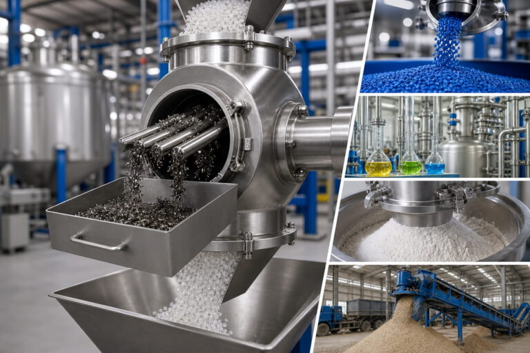 Séparateur magnétique pour l'industrie des plastiques et la transformation chimique