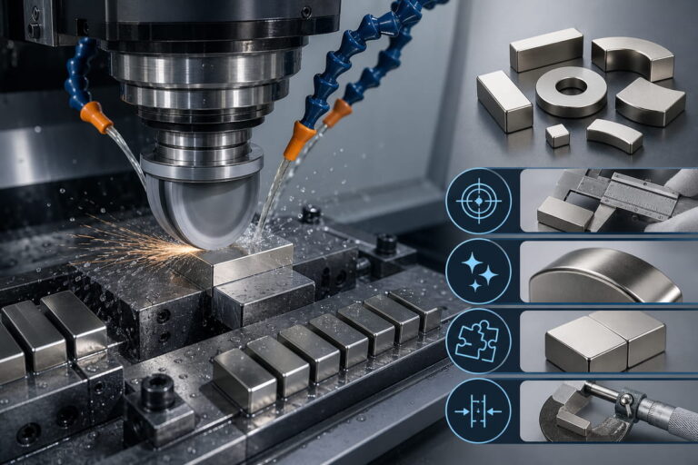 Avantages de la rectification CNC des aimants NdFeB