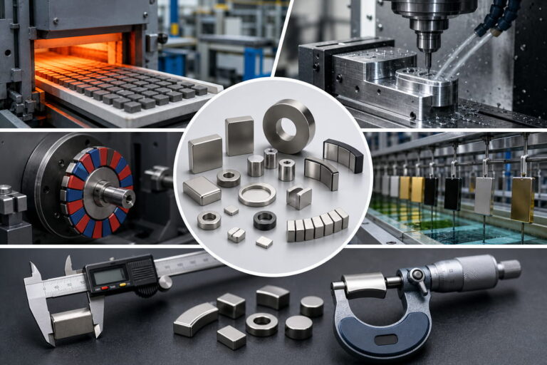 Capacités de fabrication d'aimants au néodyme