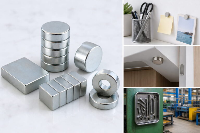Aimant au néodyme à revêtement de zinc : applications typiques