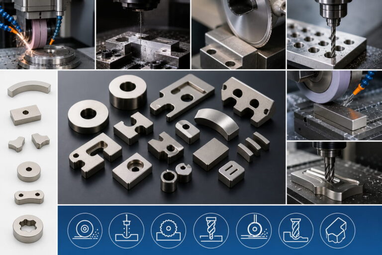 Usinage CNC de précision pour aimants NdFeB – Capacités d'usinage