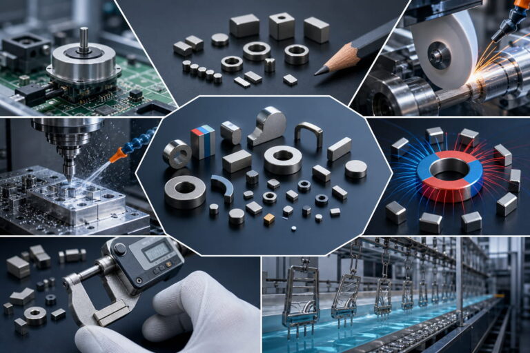 Capacités de fabrication dans le domaine des capteurs, de l'électronique et des aimants