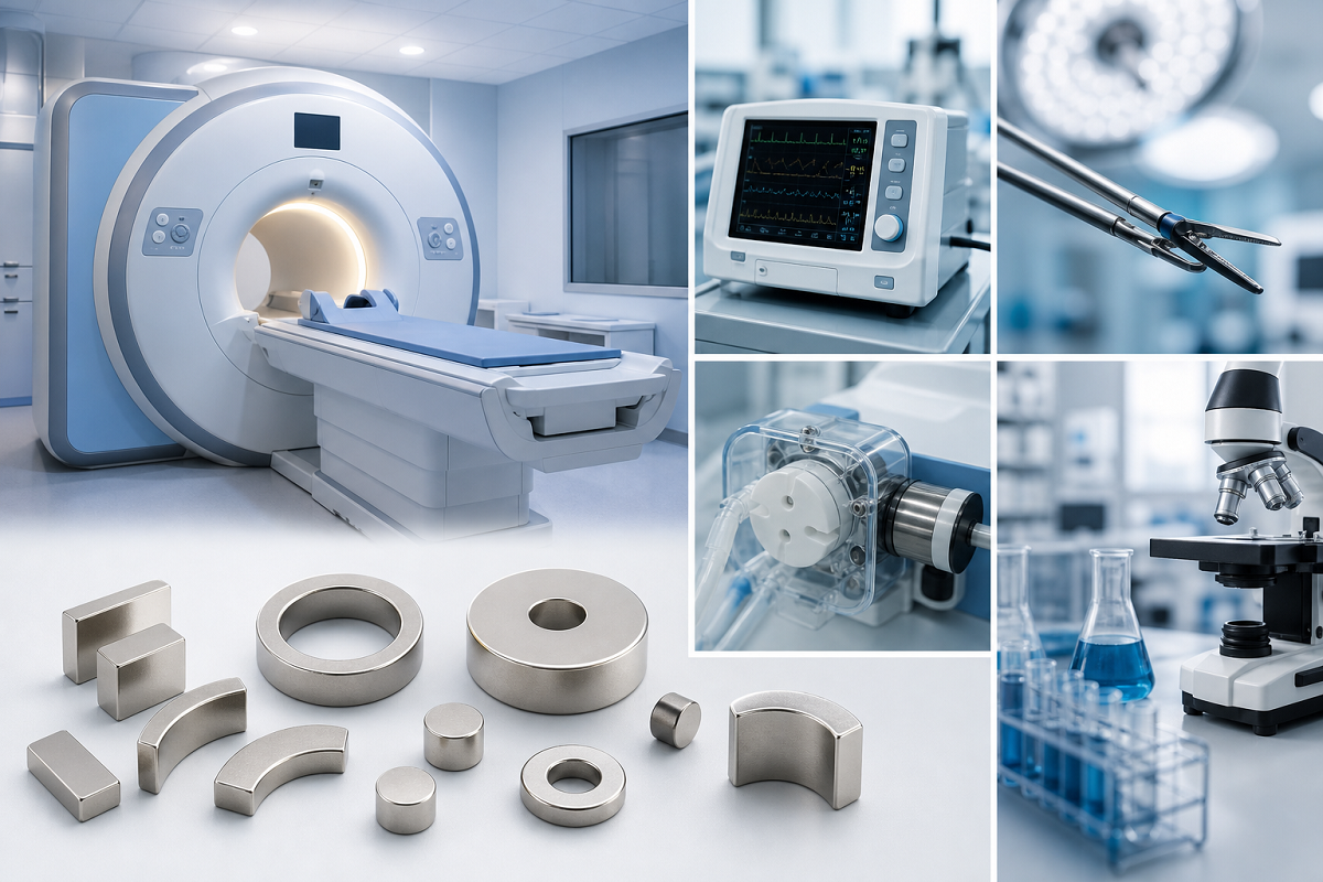 Applications typiques des aimants dans les dispositifs médicaux