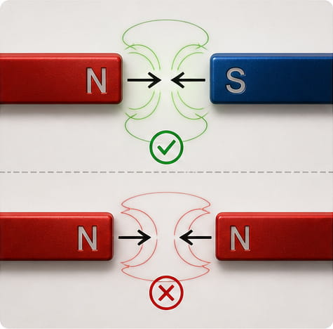 Attraction et répulsion