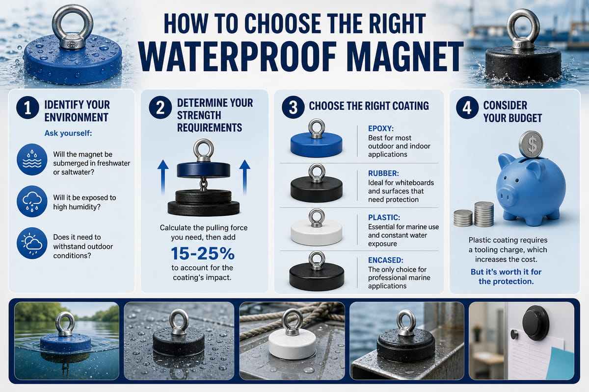 How to Choose the Right Waterproof Magnet