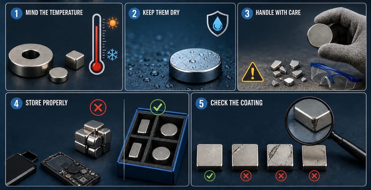 How to Protect Your Neodymium Magnets