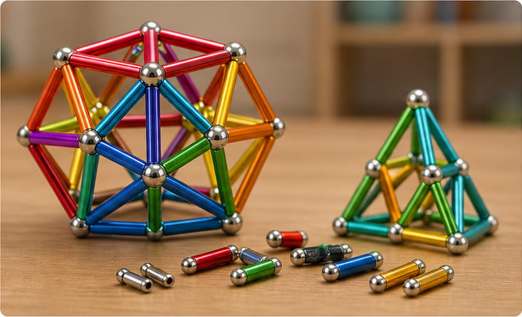 Jouets de construction magnétiques