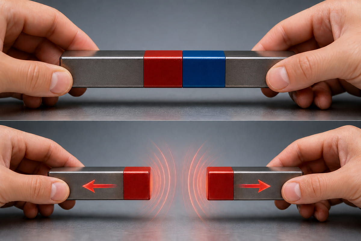 Neodymium Magnets Repel Poles