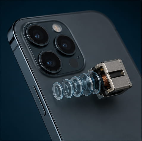 Aimants en néodyme utilisés dans les smartphones