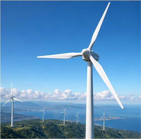 Aimants en néodyme utilisés dans les éoliennes