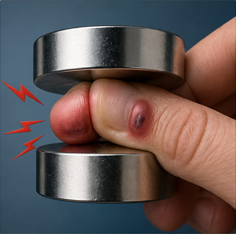 Blessures par pincement et écrasement