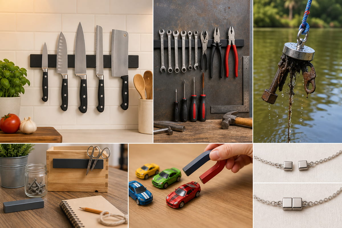 Aimants en barre destinés aux projets de bricolage et aux loisirs créatifs