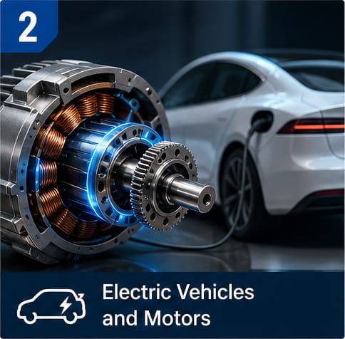Véhicules et moteurs électriques