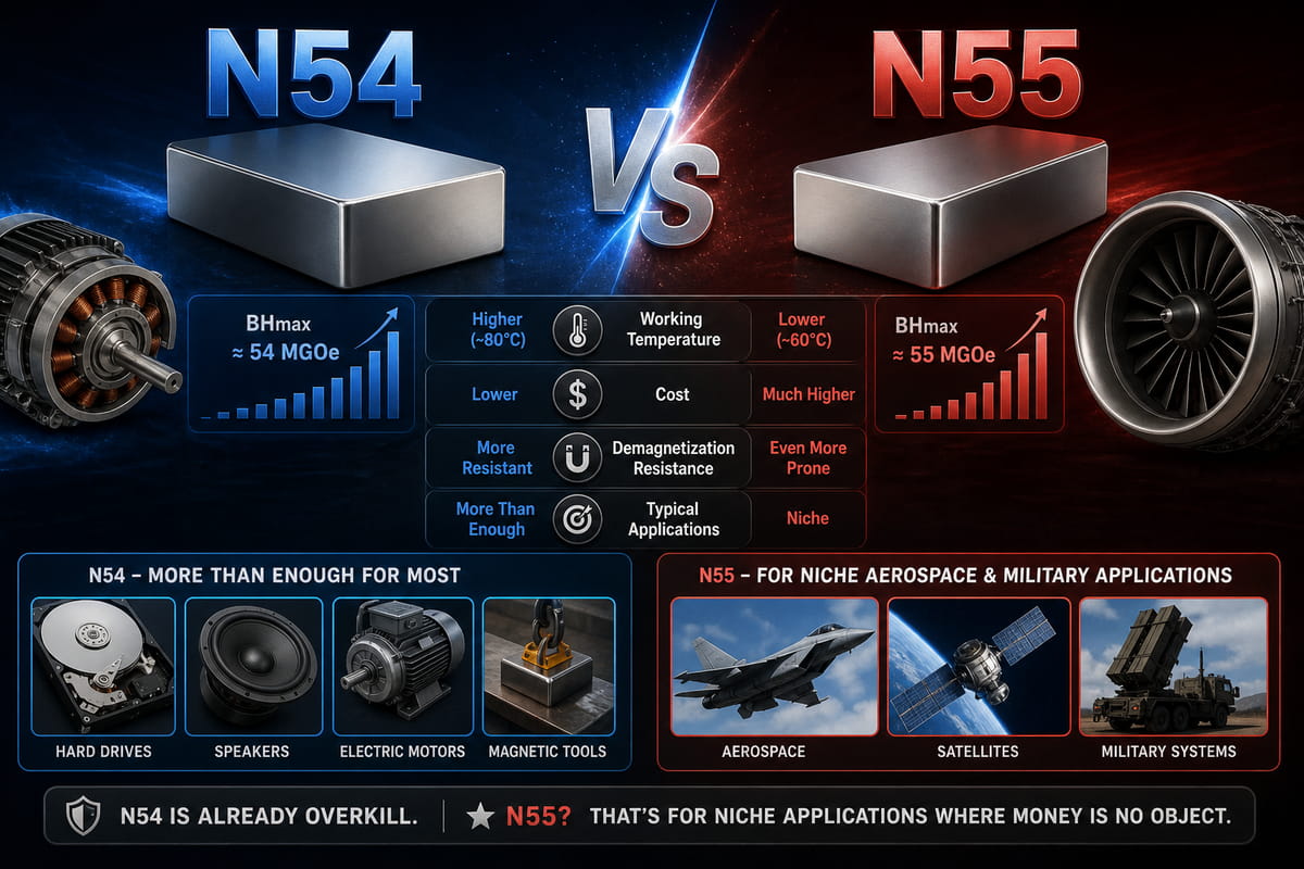 N54 vs N55 : la différence réside dans l'aimant