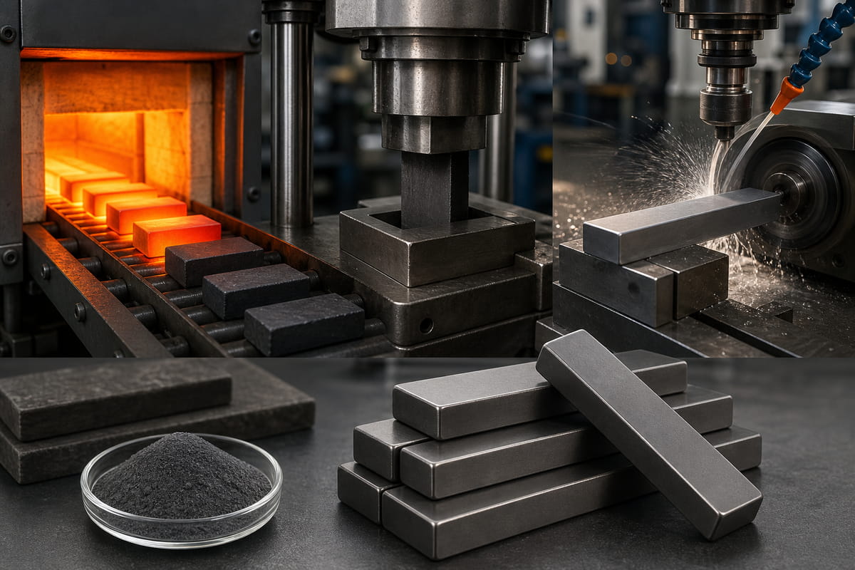 Comment fabrique-t-on les aimants en barre ?