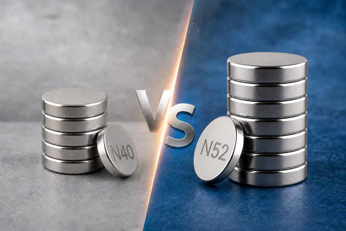 Aimant n40 vs n52