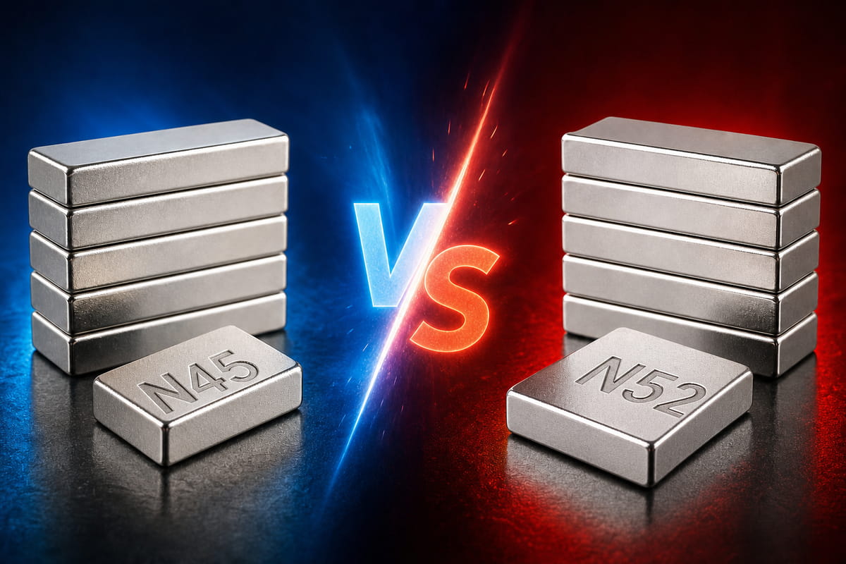 Aimants n45 vs n52