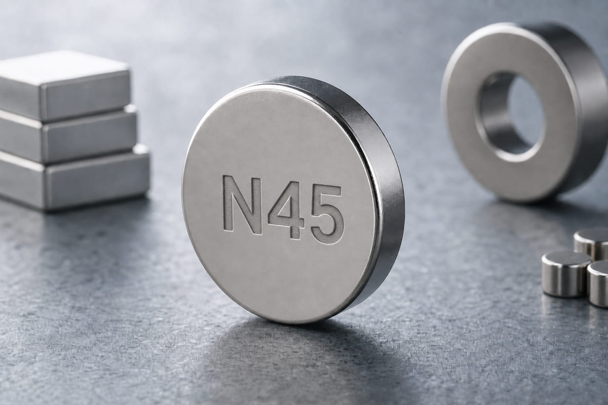 Qu'est-ce qu'un aimant N45 ?