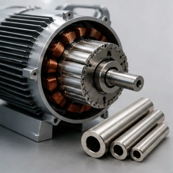 Tubes magnétiques pour moteurs électriques et rotors