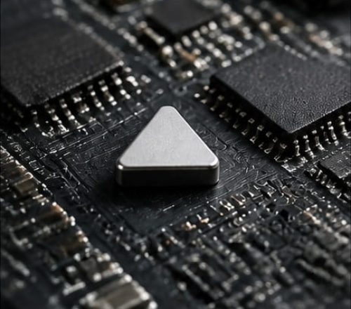 Aimant triangulaire pour l'électronique et les capteurs